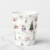 Gobelets En Papier Whoville Christmas Garland Celebration (Verso)