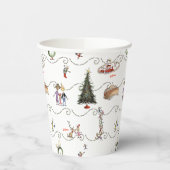 Gobelets En Papier Whoville Christmas Garland Celebration (Gauche)