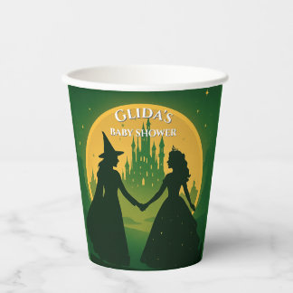 Gobelets En Papier Wicked Baby Shower Cups - Elphaba & Glinda Party