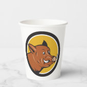 Gobelets En Papier Wild Boar (Recto)