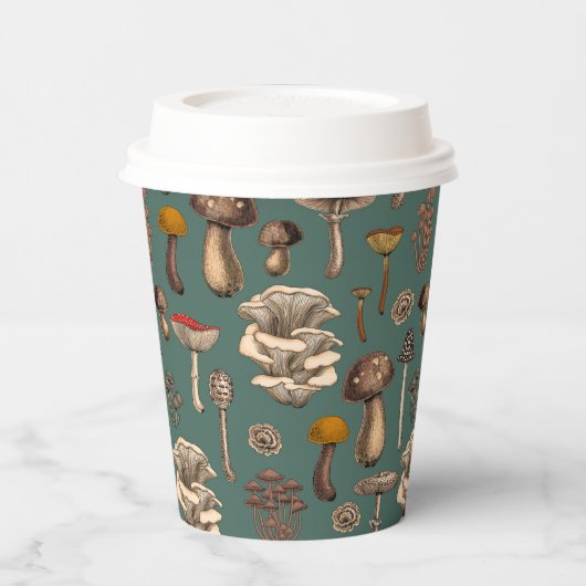 Gobelets En Papier Wild Mushrooms (Gauche)