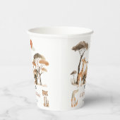 Gobelets En Papier Wild One Boy 1er Anniversaire Safari (Droite)