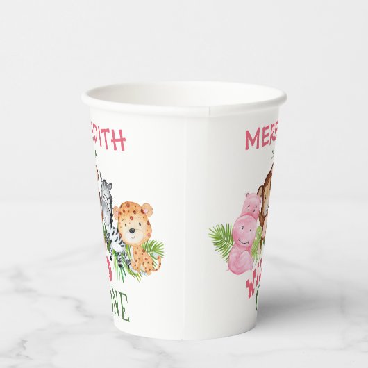 Gobelets En Papier Wild ONE Girl 1er anniversaire (Droite)