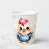 Gobelets En Papier Wild One Happy Fun Woodland Animaux Aquarelle (Verso)