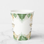 Gobelets En Papier Wild One Jungle Safari 1er anniversaire (Droite)