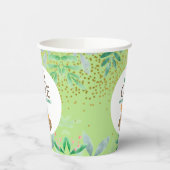 Gobelets En Papier Wild One Jungle Safari Animaux 1er anniversaire (Gauche)