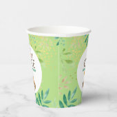 Gobelets En Papier Wild One Jungle Safari Animaux 1er anniversaire (Droite)