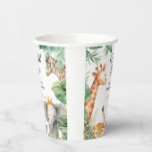 Gobelets En Papier Wild One Jungle Safari Anniversaire (Gauche)