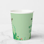 Gobelets En Papier Wild One Kitty Chat Kitten 1er Invitation annivers (Gauche)