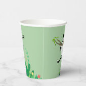 Gobelets En Papier Wild One Kitty Chat Kitten 1er Invitation annivers (Droite)