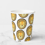 Gobelets En Papier Wild One Lion Boys premier anniversaire (Verso)