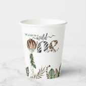 Gobelets En Papier Wild One moderne genre Neutre 1er anniversaire (Verso)