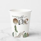 Gobelets En Papier Wild One moderne genre Neutre 1er anniversaire (Recto)