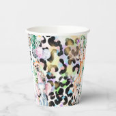 Gobelets En Papier Wild ONE' Safari Animaux Cool 1er anniversaire (Gauche)