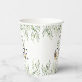 Gobelets En Papier Wild One Safari Animaux Garçon 1er fête d'annivers (Droite)