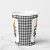 Gobelets En Papier Wild One Safari Jungle 1er premier anniversaire (Droite)