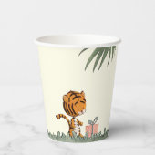 Gobelets En Papier Wild One Tiger Jungle 1er anniversaire (Verso)