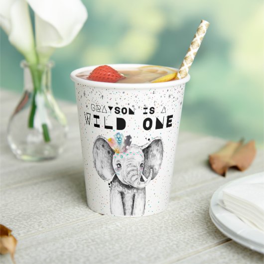 Gobelets En Papier Wild Party Animal Anniversaire Party Paper Cup (Insitu)