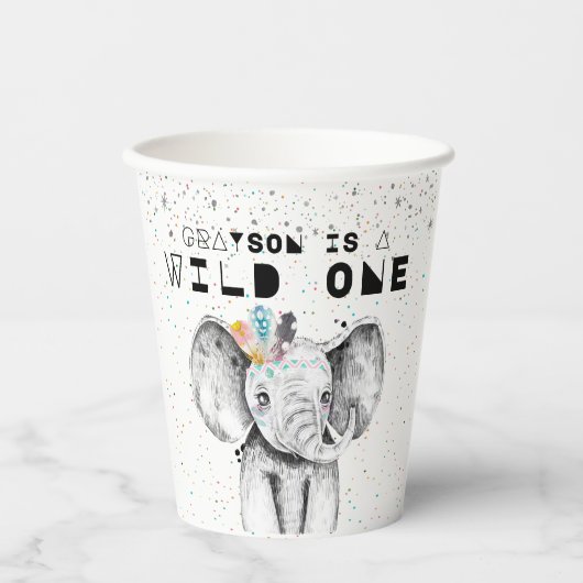 Gobelets En Papier Wild Party Animal Anniversaire Party Paper Cup (Recto)