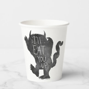 Gobelets En Papier Wild Thing Je vais te manger