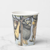 Gobelets En Papier Wild Things and Max Swinging From Trees (Verso)