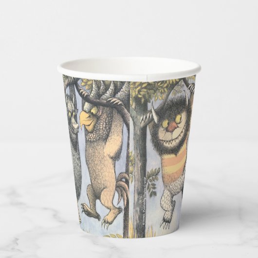 Gobelets En Papier Wild Things and Max Swinging From Trees (Droite)