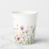 Gobelets En Papier Wildflower Wedding (Verso)