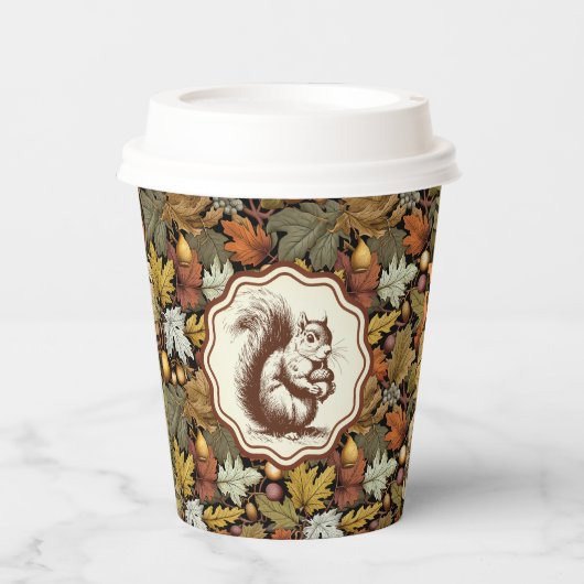 Gobelets En Papier William Morris Automne Thanksgiving Paper cup (Recto)