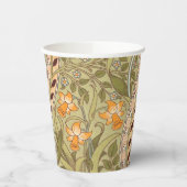 Gobelets En Papier William Morris Daffodil Garden Flower Classic Bota (Gauche)