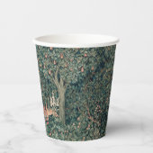 Gobelets En Papier William Morris Faune sauvage Fox (Recto)