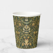 Gobelets En Papier William Morris Honeysuckle Vert Floral (Droite)