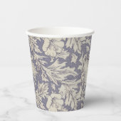 Gobelets En Papier William Morris Horn Poppy Classic Floral (Recto)