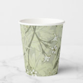 Gobelets En Papier William Morris Jasmine Botanique (Verso)