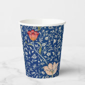 Gobelets En Papier William Morris Medway Floral bleu (Gauche)