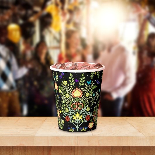 Gobelets En Papier William Morris Motif Des Arts Et De L'Artisanat