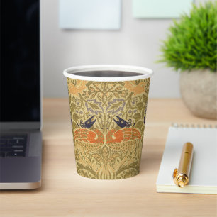 Gobelets En Papier William Morris Peacock & Dragon Arts & Artisanat