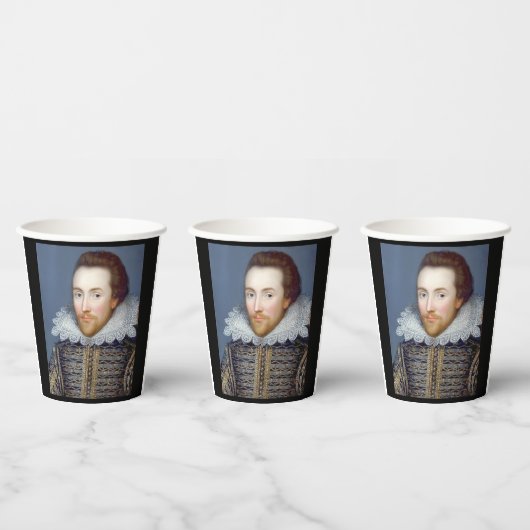 Gobelets En Papier William Shakespeare Thème (Multi)