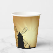 Gobelets En Papier Windmills Sunrise (Recto)