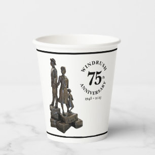 Gobelets En Papier Windrush 75e Anniversaire Statue
