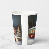 Gobelets En Papier Winter Chihuahua Caravan Christmas Adventure (Droite)