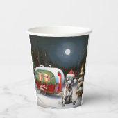 Gobelets En Papier Winter Great Dane Caravan Christmas Adventure (Verso)