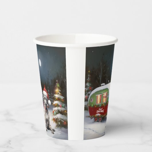 Gobelets En Papier Winter Great Dane Caravan Christmas Adventure (Gauche)