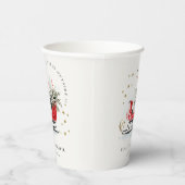 Gobelets En Papier Winter Sleigh Its Cold Outside Neutral Baby Shower (Droite)