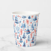 Gobelets En Papier Winter Wonderland (Verso)