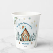 Gobelets En Papier Winter wonderland Gingerbread (Recto)