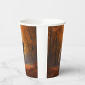 Gobelets En Papier Wolfhound à l'automne Leaves automne Inspire (Gauche)