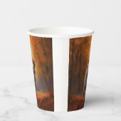 Gobelets En Papier Wolfhound à l'automne Leaves automne Inspire (Droite)