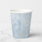 Gobelets En Papier Wonderland Snowflake tasses de papier hiver (Droite)