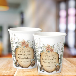 Gobelets En Papier Wonderland Woodland Animaux Baby Paper cup