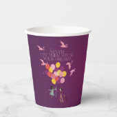 Gobelets En Papier Wonka "Ne les laissez jamais voler vos rêves" (Recto)